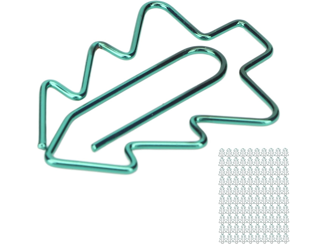 Clips De Papel Metálicos Em Formato Árvore, Design Fofo E Exclusivo, Práticos Organização De Documentos, Pacote Com