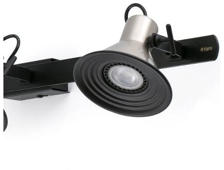 Candeeiro de Teto  Cup (Cinzento - GU10 - 2 x 8 W - Metal)
