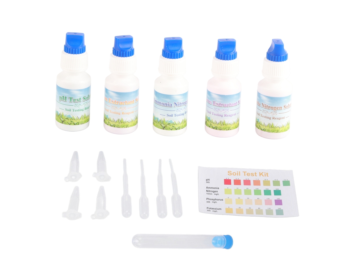 Kit De Teste De Solo Para Agricultura E Jardinagem Mede Ph N P K