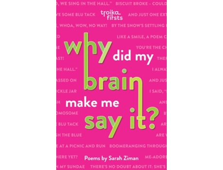 Livro Why Did My Brain Make Me Say It? de Sarah Ziman (Inglês)