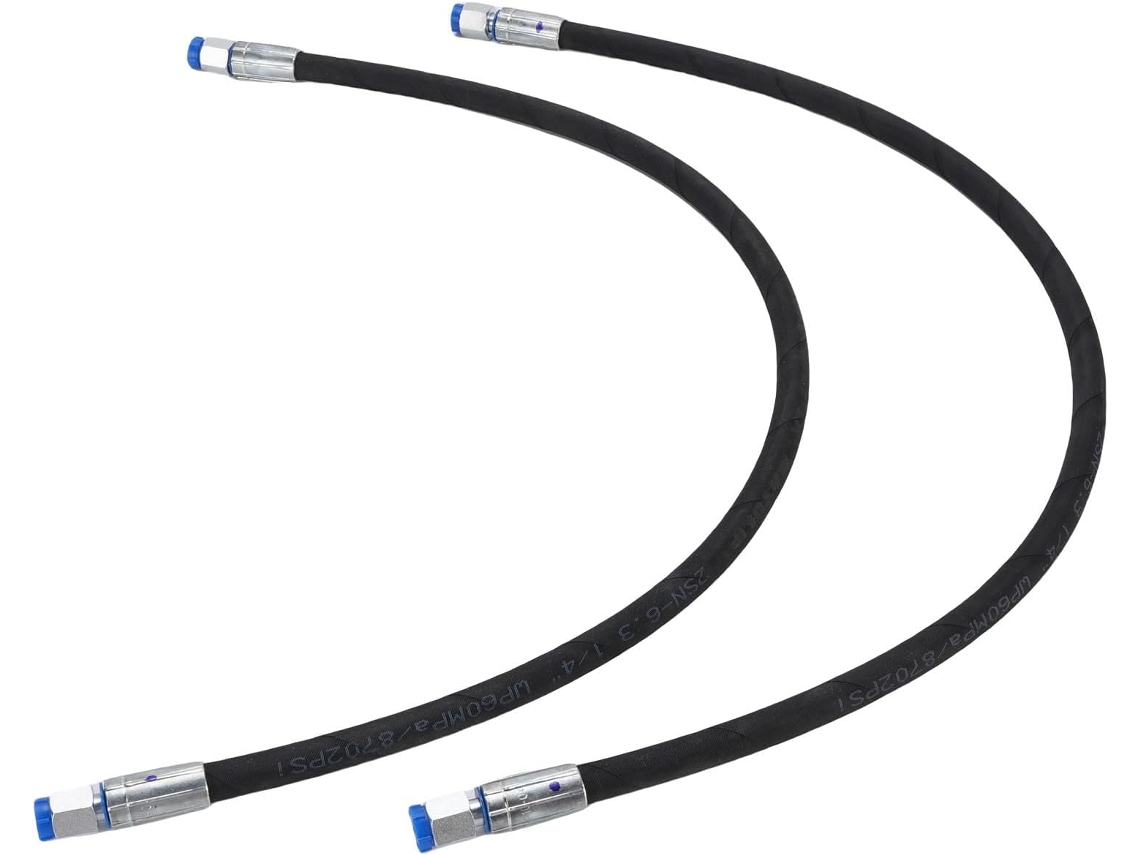 2 Mangueiras De Válvula De Desvio Para Escavadora, 32 Polegadas, M14 Com Interface De 1/4 Polegada Com Acessórios
