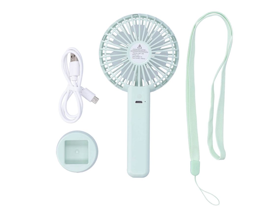 Ventilador Portátil Usb Mini Silencioso Base Outdoor