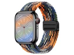 Bracelete Para Apple Watch 42/44/45/46/49mm Camuflagem Multicolorida Cuich