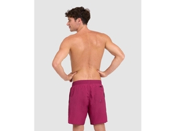 Calções de Banho de Homem para Natação ARENA Icons Solid Vermelho (2XL)