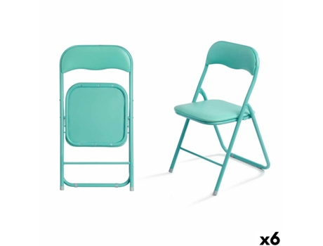 Cadeira De Campismo Giftdecor 10924 Verde 43 X 46 X 78 Cm 88 X 6,5 X 45 Cm (6 Unidades)