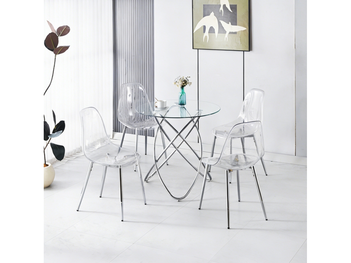 Conjunto Jantar 1+4 Mesa 4 Cadeiras