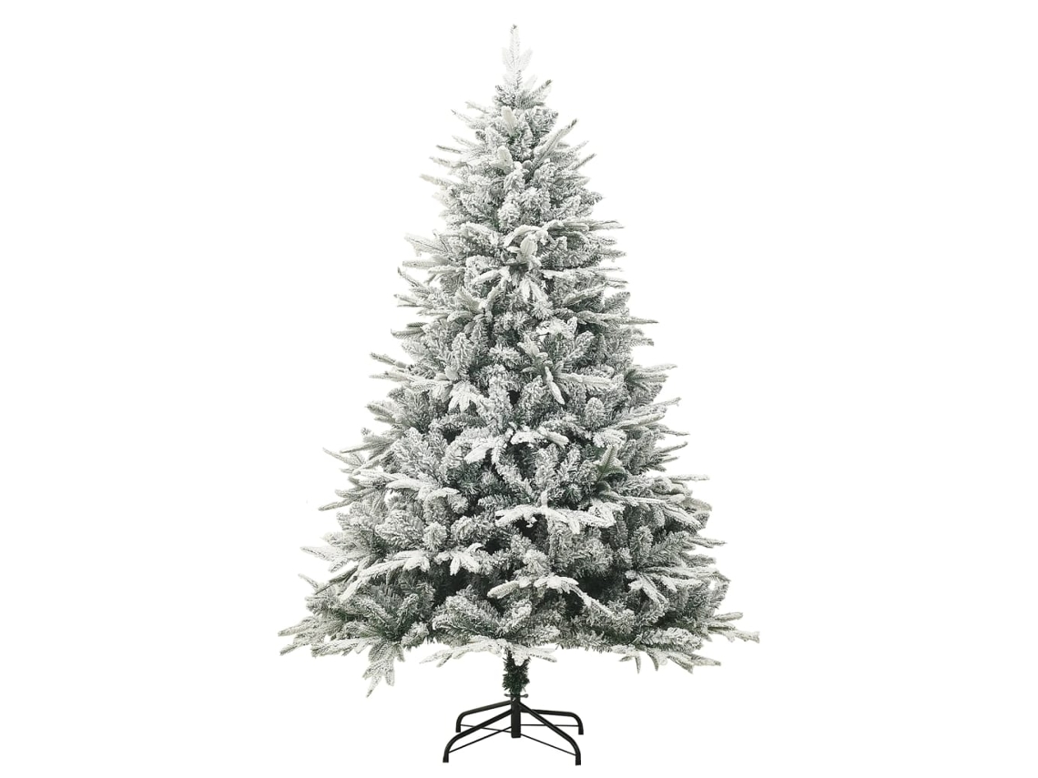 Árvore de Natal Artificial com Neve 180 cm Pvc Verde - 320964