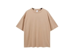 Camiseta De Algodão De Alta Qualidade - Confortável, Leve E Versátil Para Diversas Ocasiões Khaki