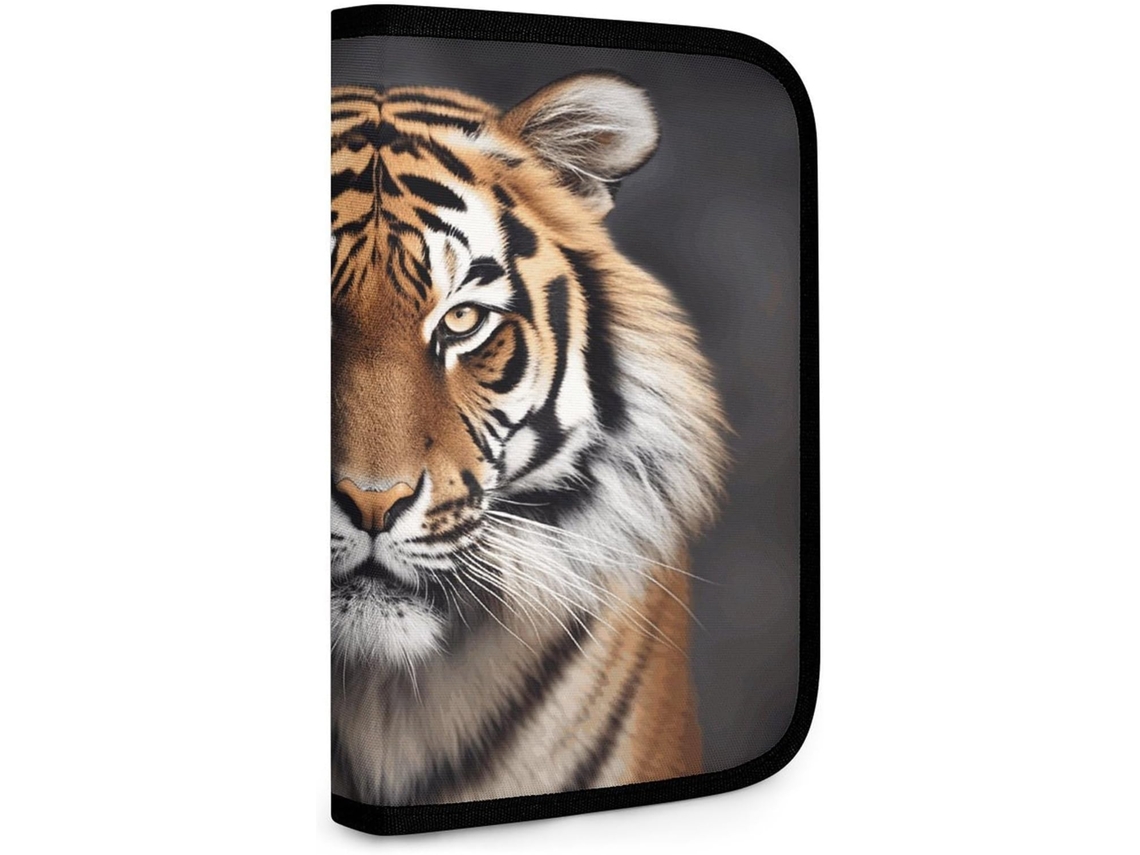 Bolsa dupla Tiger para ferramentas pequenas, bolsa de armazenamento multiuso, bolsa organizadora de ferramentas com compartimentos.