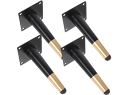 Conjunto De 4 Pés Metálicos Reposição Para Móveis, Estilo Meados Do Século, Resistentes, Para Projetos Diy