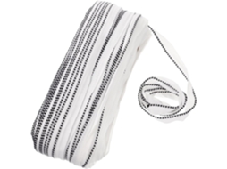 Fita de poliéster com parafusos de amarração impressos, 1 rolo, ideal para decoração e amarração manual.