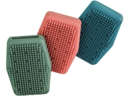 Lurelia Kit De 3 Escovas De Silicone Para Banho De Cuidado Corporal, Massagem Suave E Limpeza Profunda, Uso Diário