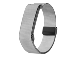 Pulseira Panoona Para Google Fitbit Air Pulseira Nylon Magnética Fecho Magnético Respirável Anti-suor Cinzento Claro