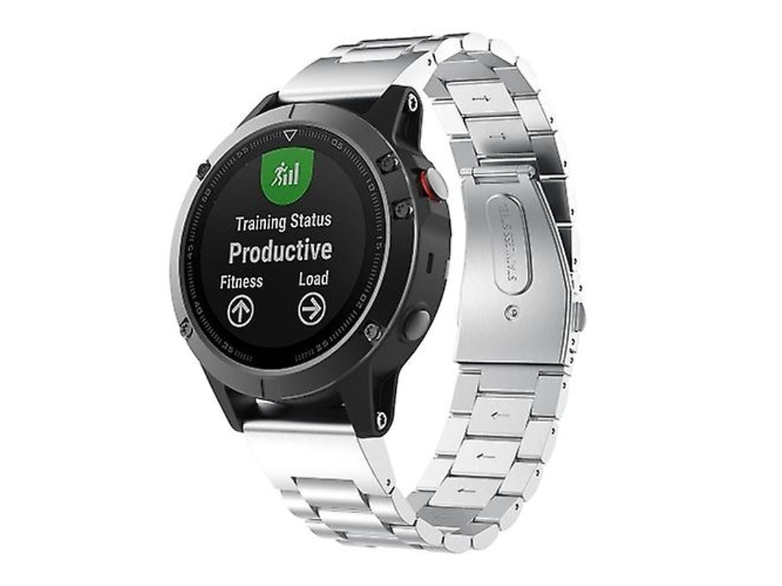 Pulseira De Relógio Lurelia Para Garmin Fenix 5s De Metal Em Aço Inoxidável Com Três Contas