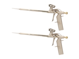 Pistola de espuma expansível de liga de alumínio (2 peças) para enchimento, vedação e isolamento.