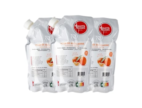 Schnapp FRUITS ROUGES Puré de Mandarina Sem Álcool (1 L - 3 Unidades)