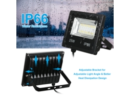 Luz Projeção Led Rgbcw 25w 56leds Ip66 Controle App Jardim Pátio S/MARCA