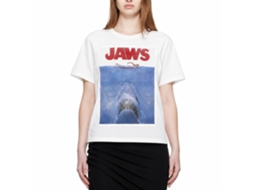 Rockinstone Jaws Movie White Adult T-shirt Size:xxl