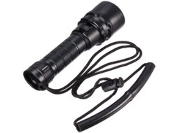 Lanterna De Mergulho De Alta Potência Ip68 À Prova D'água, Luz De Mergulho Profissional, Bateria 18650 Para Iluminação Subaquática Em Alto Mar, Lante