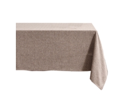 Toalha de Mesa de Chá Espessa À Prova D'Água e À Prova de Óleo Sem Lavagem para Hotel Ocidental Restaurante Marrom
