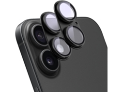 Película Yuysan Para Iphone16/16plus, Vidro Temperado + Liga（preto）