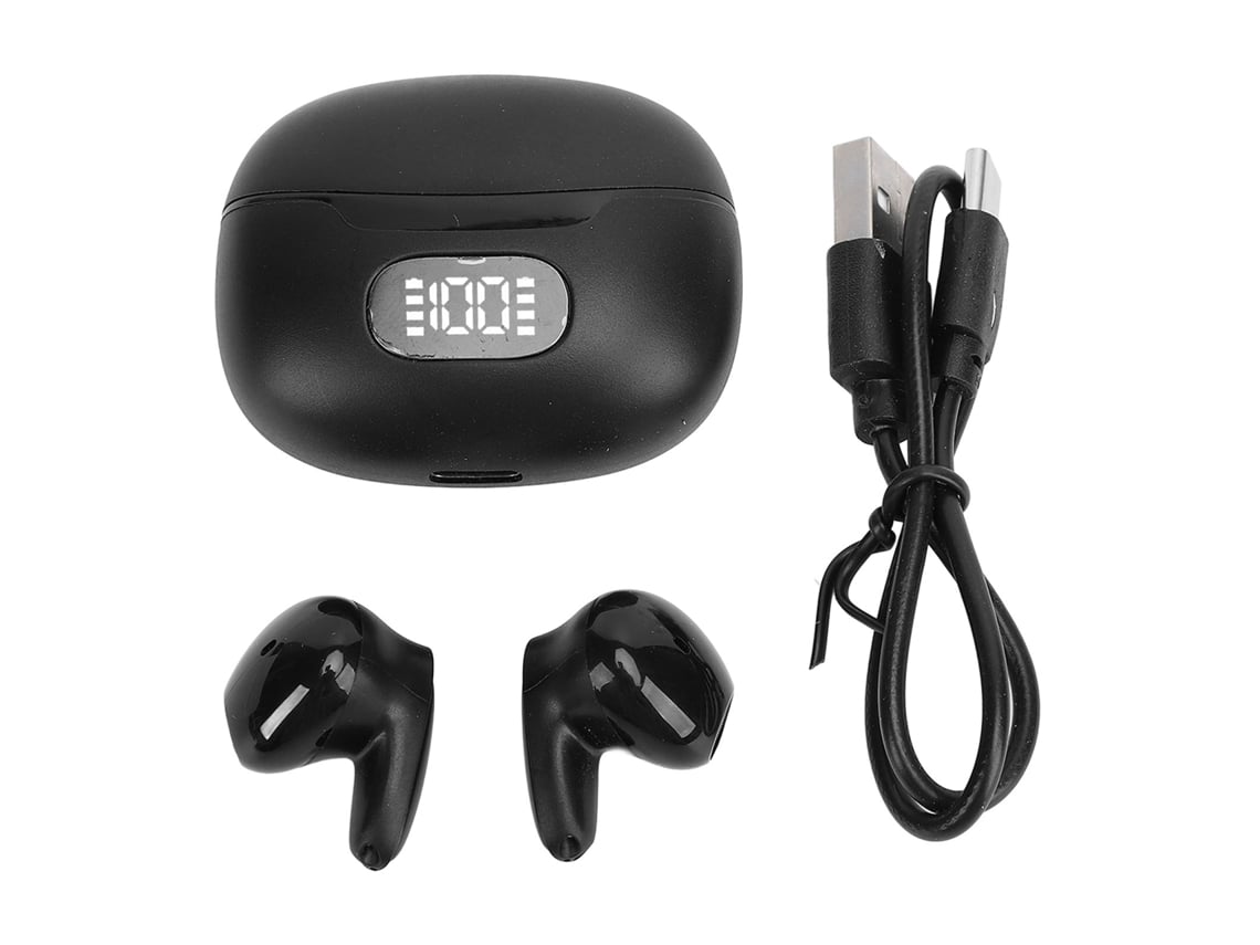 Ats auriculares Traductor Simultáneo Con Sonido Estéreo para Estudio Y Viajes Negro