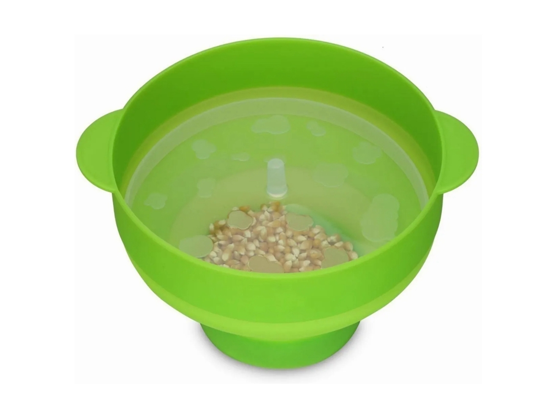 Panela De Silicone Para Pipoca De Micro, Ondas, Tigela Dobrável De Silicone Para Pipoca Com Alça E Tampa