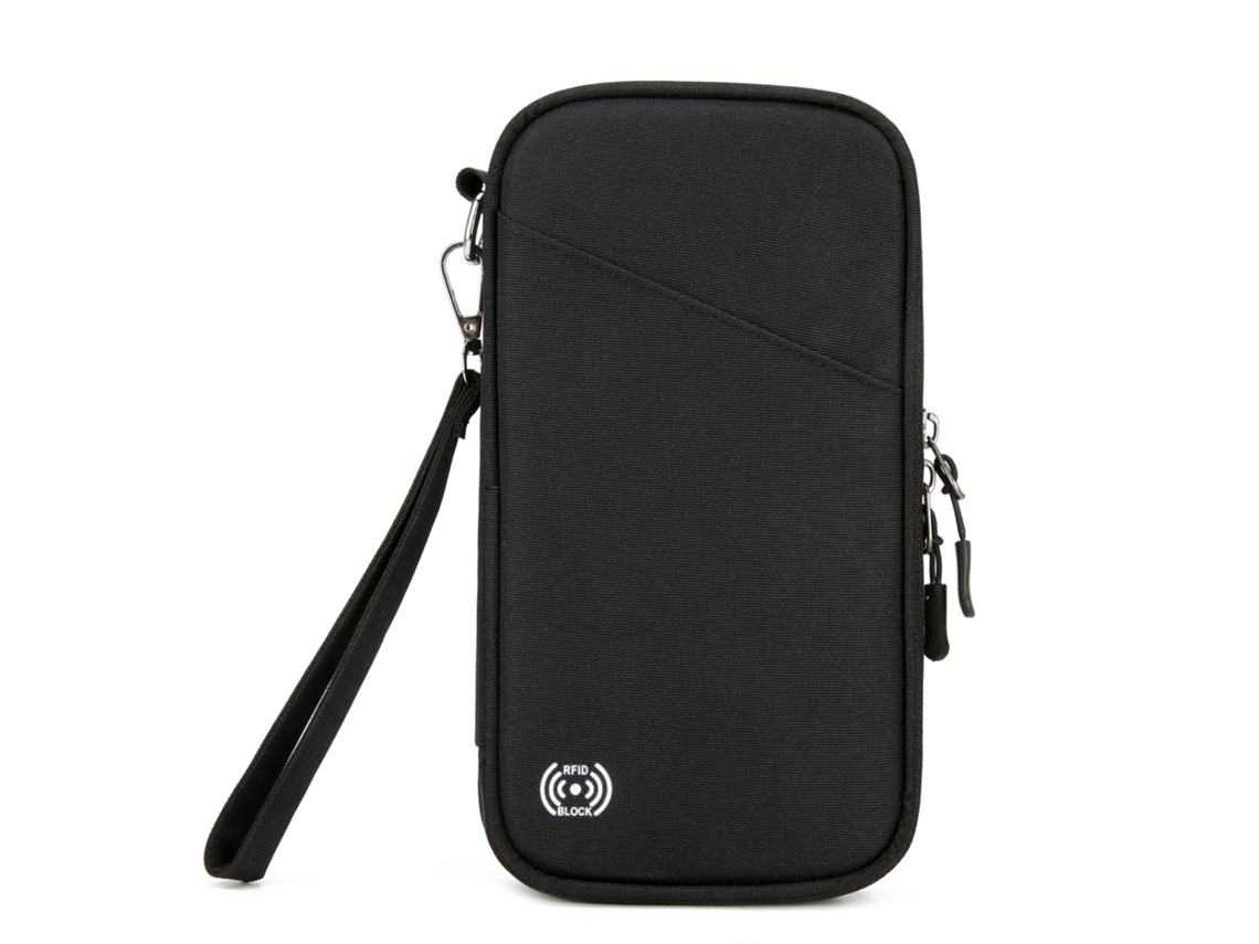 Porta passaporte AQUAFORGE familiar, com carteira de viagem, impermeável