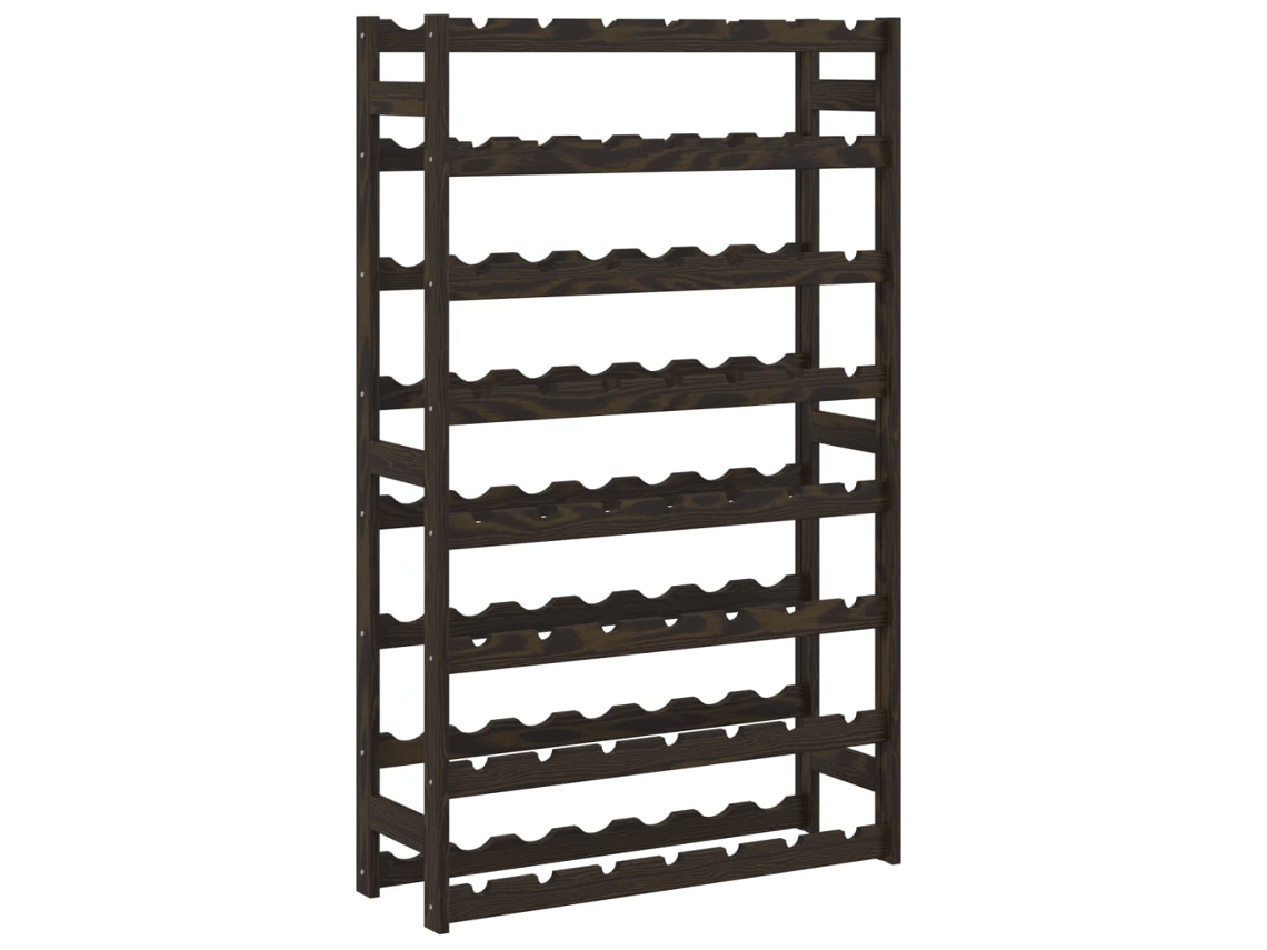 Wine Rack, Wine Racks Vidaxl Preto Madeira De Pinho (n/a)
