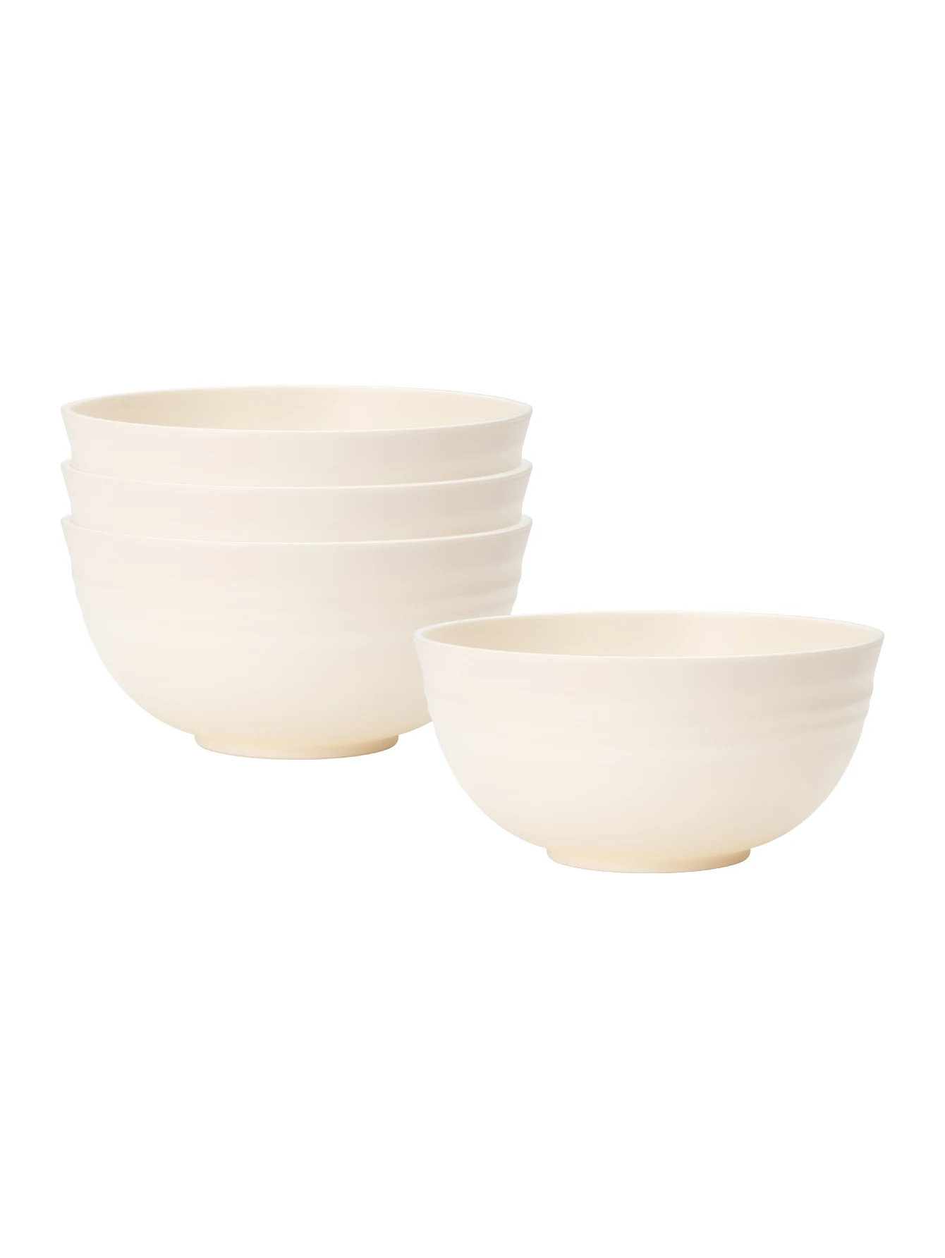 Conjunto De Tigelas De Plástico (4 Peças), Adequado Para Cozinhas Domésticas, Restaurantes E Festas De Casamento.