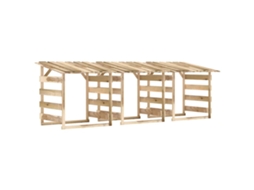 Pergola, Pergolas Vidaxl Marrom Madeira De Pinho Impregnada (100 X 90 X 100 Cm)