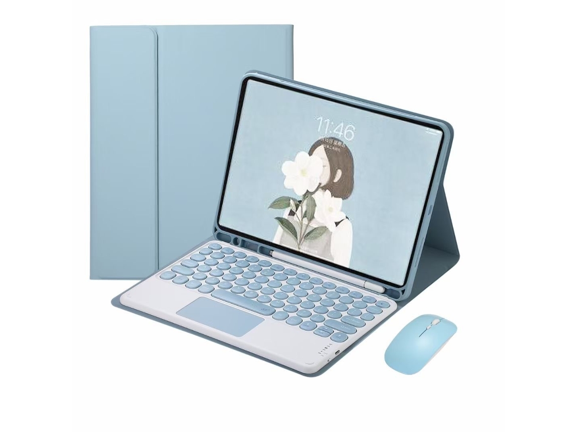 Capa de Teclado Bluetooth para iPad 9.7 2017/2018 XIAOMOYU
