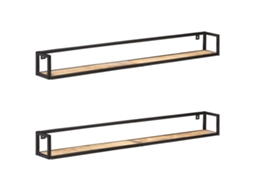Wall Shelf, Wall Shelves Vidaxl Marrom Madeira (160 Cm)