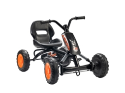 Kart De Pedais Para 2-5 Anos, Frente/re, 84x54x56cm, Preto