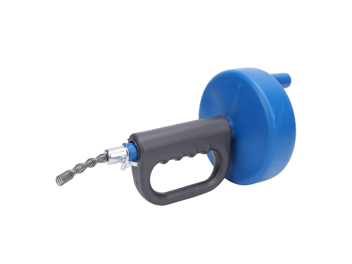 Trado de esgoto de aço carbono 5m, remover entupimentos, cabelo, pia, banheiro, cozinha S/MARCA