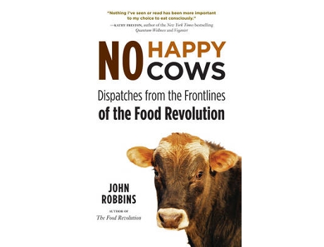 Livro no happy cows de john robbins (inglês)