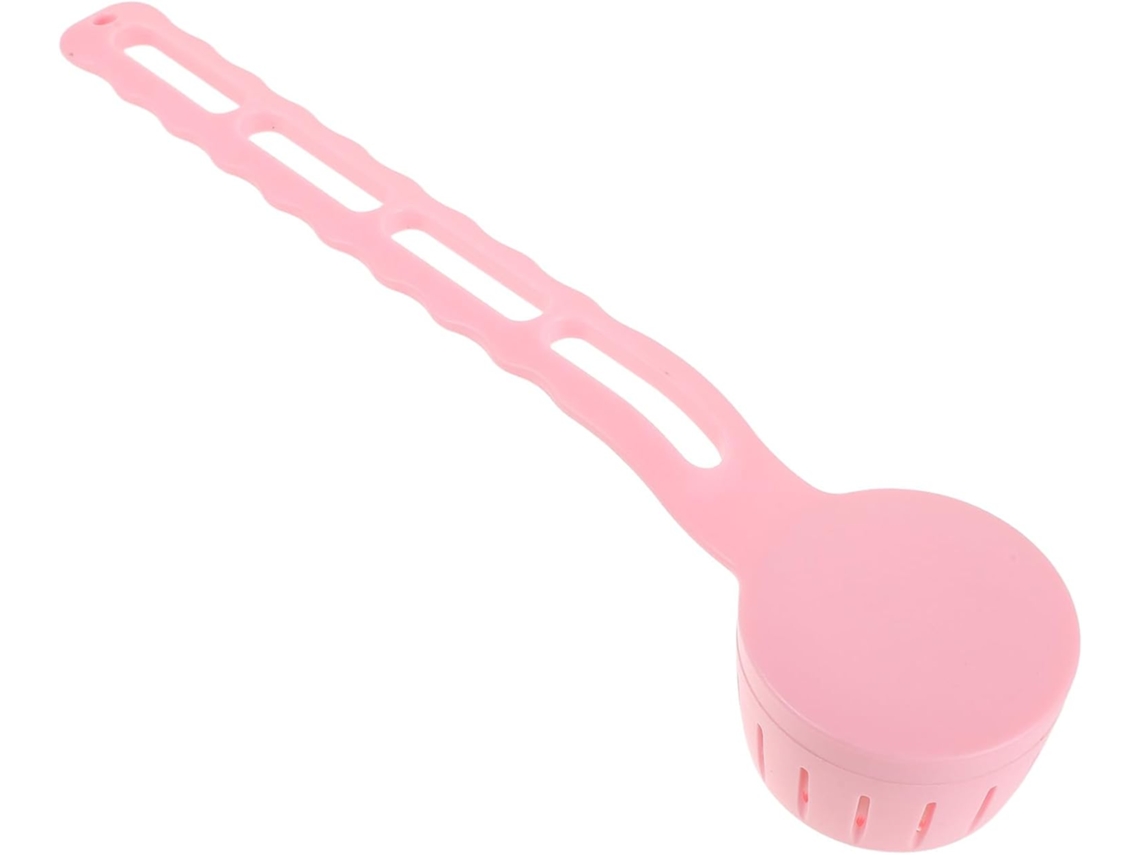 Escova De Banho Longa Nolitoy Com Cerdas Macias Para Esfoliação Corporal, Cabo Ergonômico, Rosa, Escova Para Costas E
