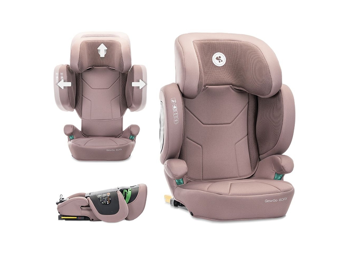 Growgo I tamanho Cadeira Auto Rebatível I tamanho 100 150 Cm Isofix Rosa LORELLI