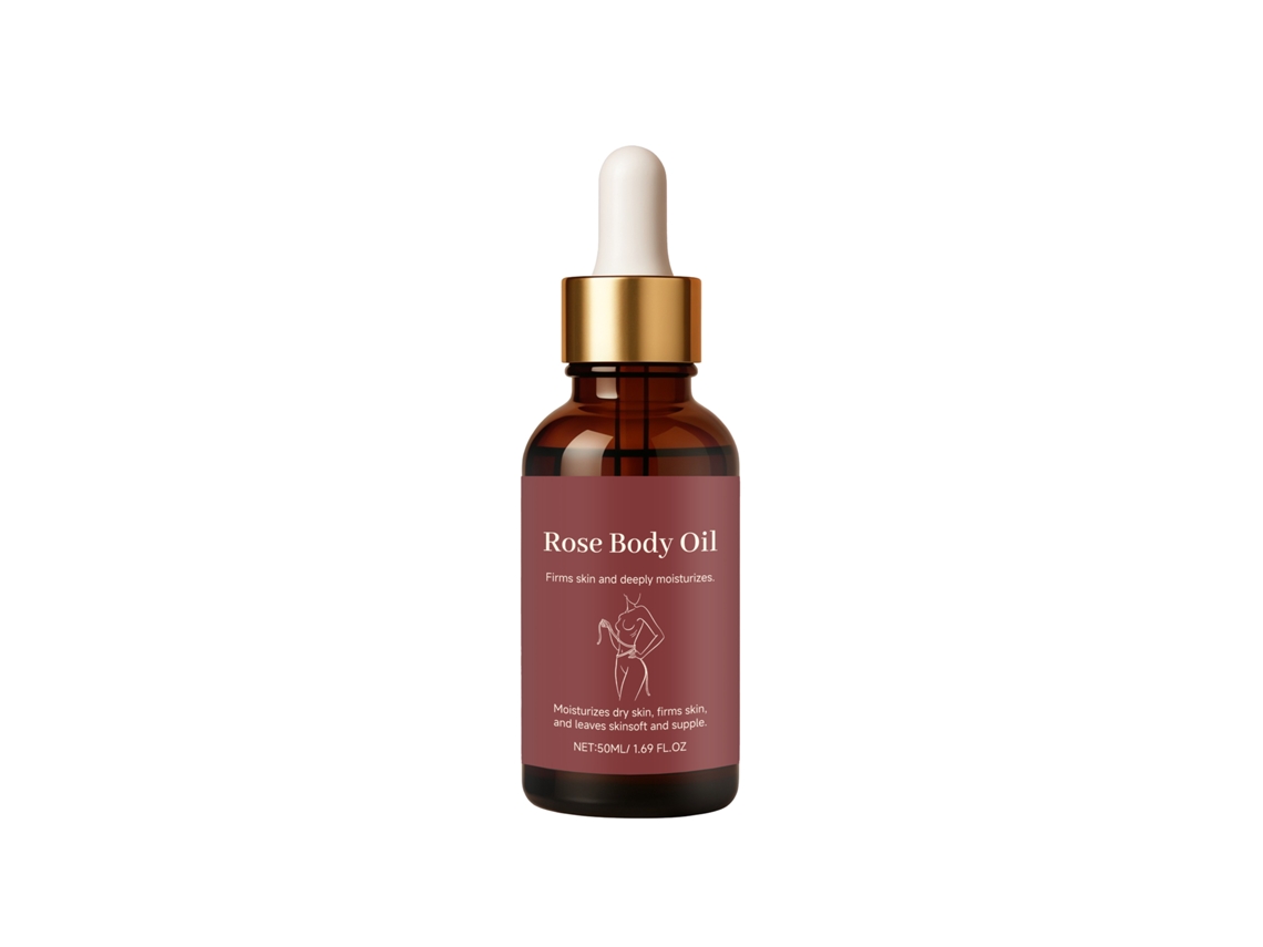 Óleo Corporal Rose para Hidratação Natural
