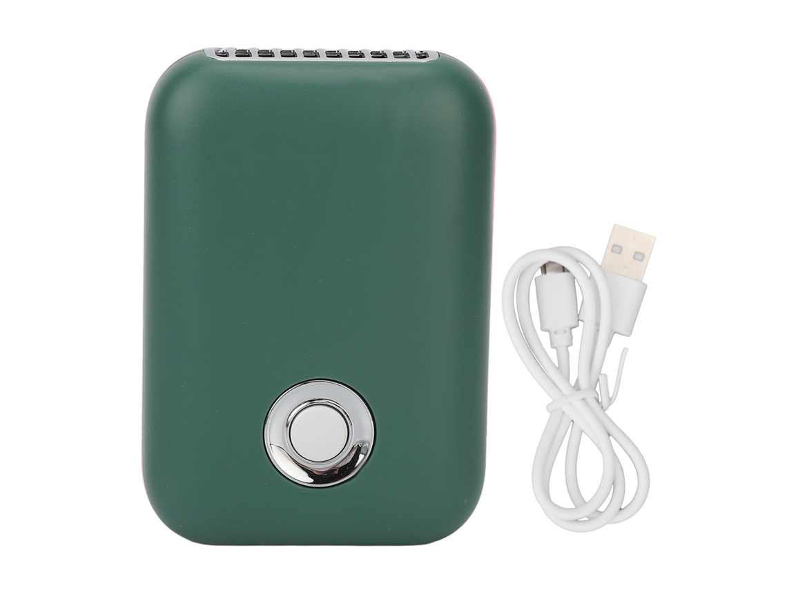 Eyelash Dryer Fan Mini Portable Usb Rechargeable 3 Speed Green