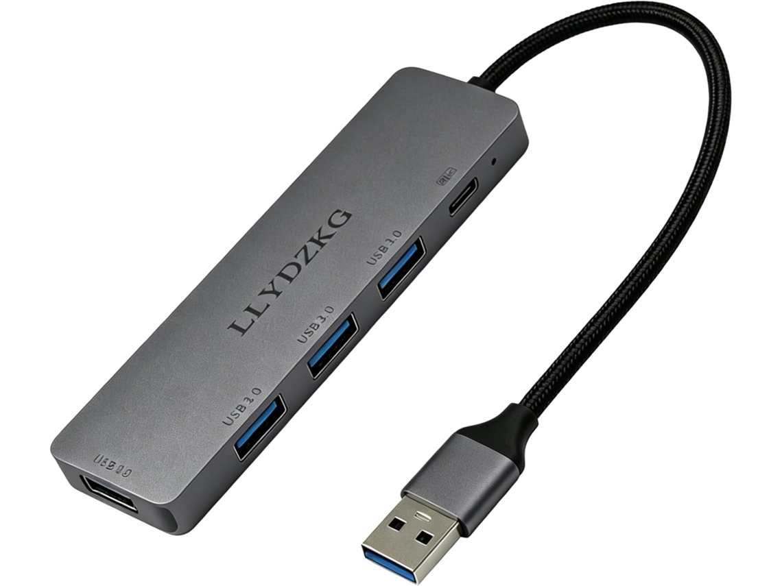 Hub Usb 3.0, Divisor Usb-a Com 4 Portas E Transferência De Dados 5