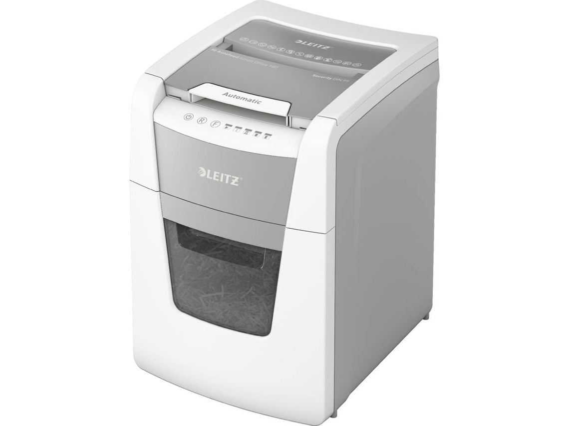Destruidora Automática LEITZ IQ S.  Office 100 (100 folhas - Capacidade: 34 L)