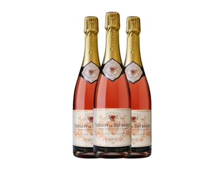 Espumante rosé CAVE DE LUGNY Méthode Traditionnelle Rosé Brut Crémant de Bourgogne (0.75 L - 3 Unidades)