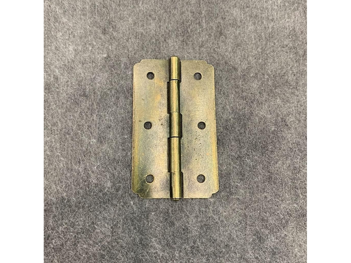 Conjunto De 20 Mini Dobradiças Com Rotação 180 Graus Para Móveis Em