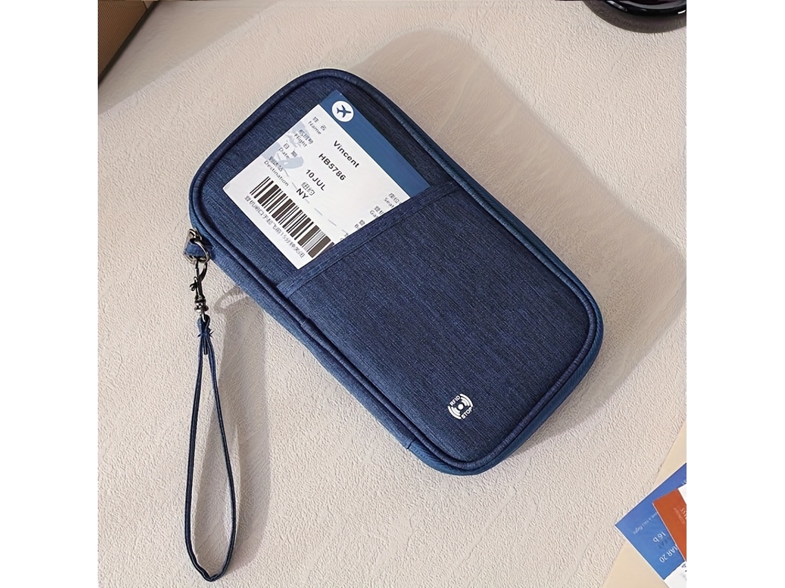 Porta-passaporte Feminino, Organizador De Viagem Rfid Para Documentos, Carteira Para Passaporte E Porta