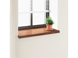 Vidaxl Soleira De Janela Madeira Marrom 80 X 45 X 4,5 Cm Pvc