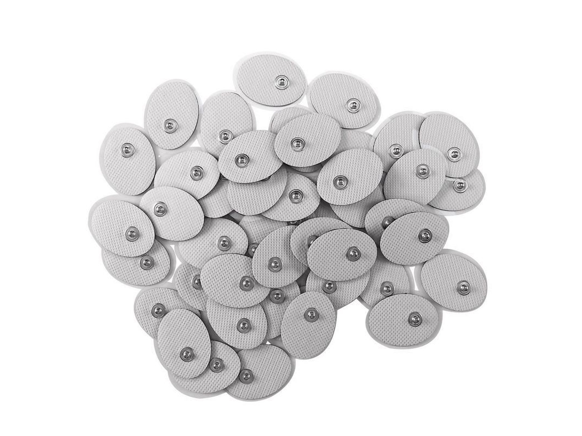 20 Pads Eletrodos 3x4cm Para Máquina Tens Terapia Digital Massagem Corporal