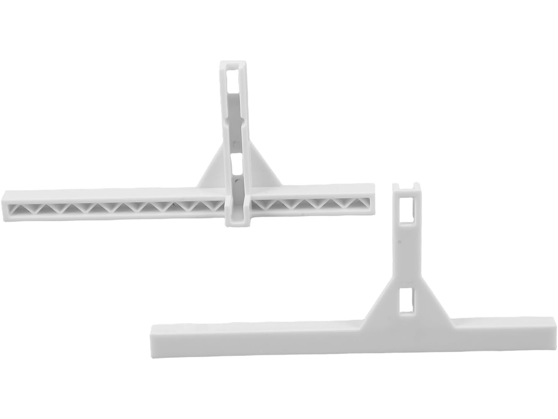 Happyyami Conjunto De 2-bases Plástico Em Formato T Com Pernas Retangulares Tubo, Suporte Estável Para Prateleira De