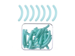 Recarga De Creme De Cílios, 24 Peças De Borracha De Silicone Para Creme De Cílios, Verde Menta