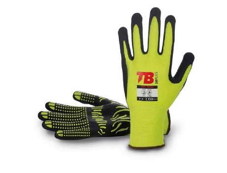 Guante algodon elastico palma nitrilo foam 700f zebra talla-9